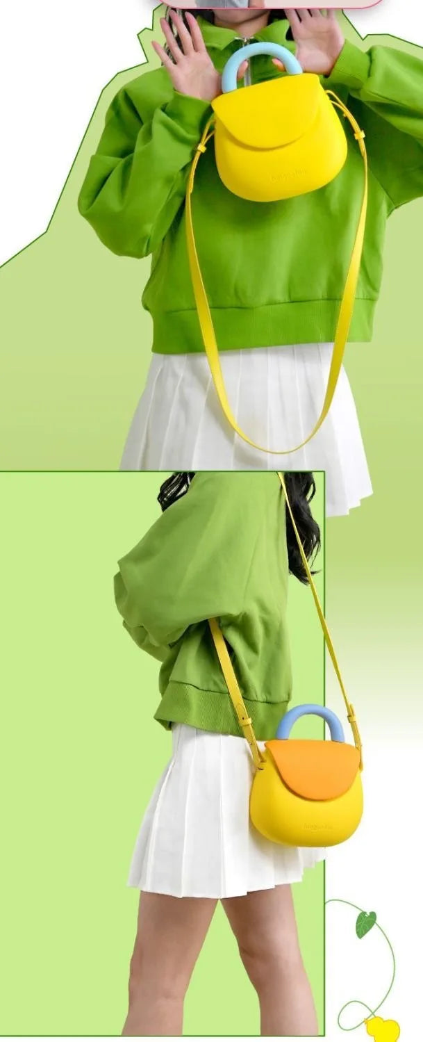 Bolsa de ombro transversal impermeável e espaçosa para mulheres, resistente a arranhões, leve, 4 cores da moda, bolsa esportiva de EVA