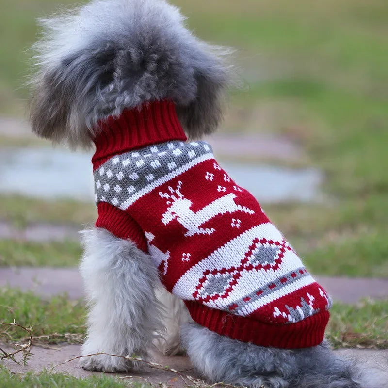 Suéter de Natal para Cachorro e Gato, Pulôver, Roupas de Inverno para Cachorros Pequenos, Chihuahua, Yorkies, Jaqueta para Filhotes, Roupas para Animais de Estimação, ubranka dla psa