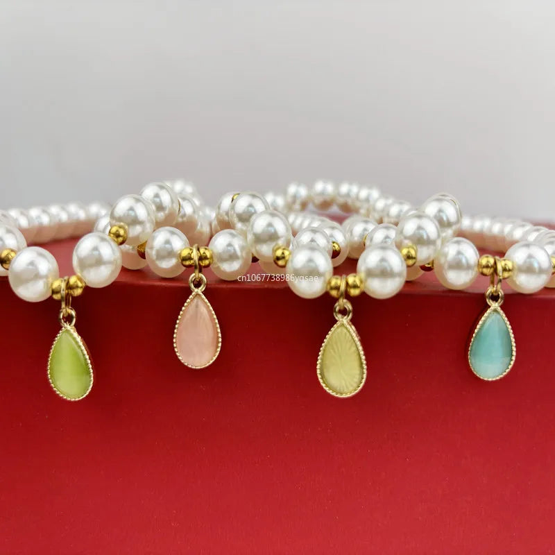 Pet Pearl Collar Dog Princess Necklace Cat Jewelry Cute Collar Puppy Accessories Dog Chain Chihuahua Wedding Jewelry Gifts قطط