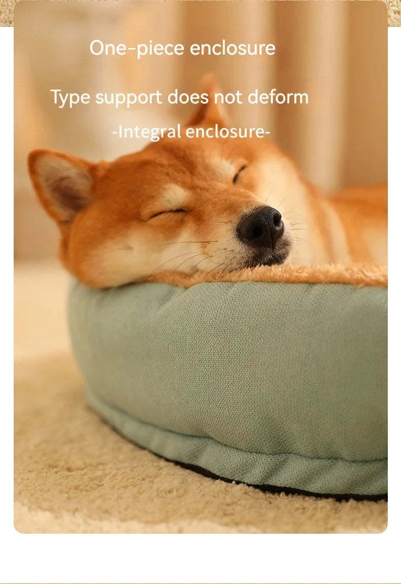 Pet Dog Bed Sofa Cat Warm Soft and Comfortable Sleeping Bed with Non-slip Design Portable Detachable Washable Pet Dog Bed Sofa