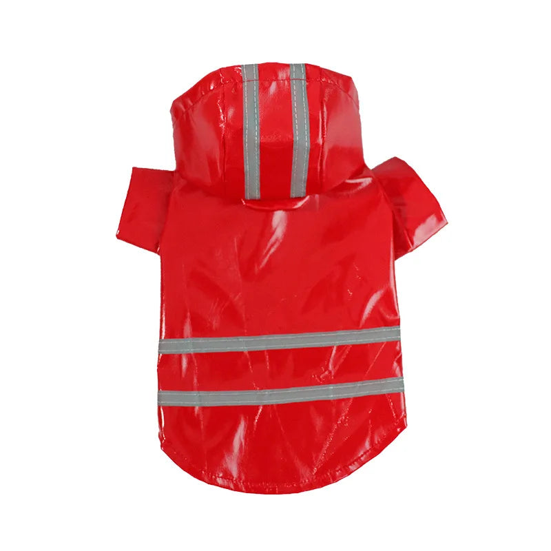 Capa de chuva para cachorro, capa impermeÔvel e refletiva para animais de estimação, capa de chuva para filhotes, gatos, chihuahua, bulldog, animais de estimação, capa, poncho, fantasia