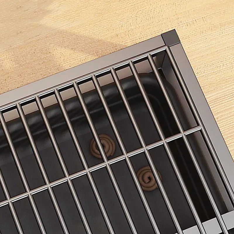 Caixa de areia para cães, caixa de areia para cães de interior, banheiro de aço inoxidável para cães pequenos, caixa de areia para treinamento, banheiros laváveis para cães, coletor de cocô de animais de estimação