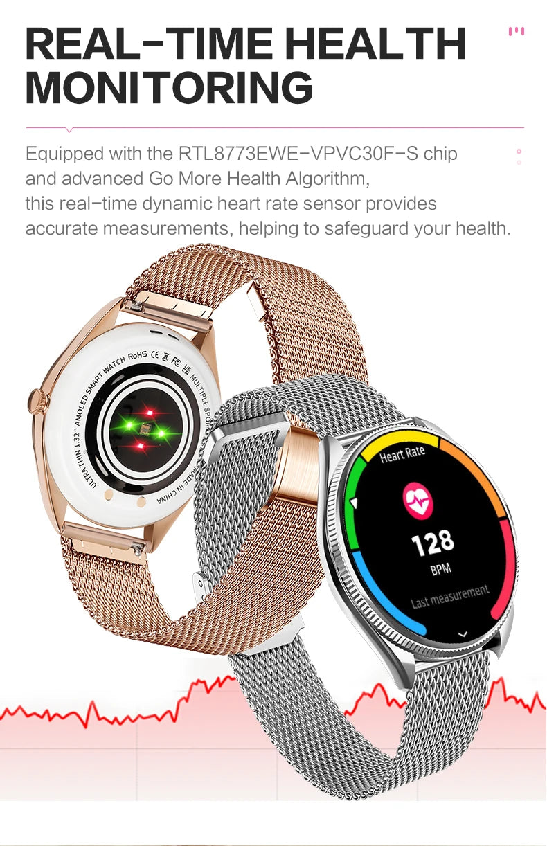 Relógio inteligente VALDUS VL60 Pro 2025, novo, feminino e masculino, tela AMOLED, com Bluetooth, para chamadas, IP68, à prova d'água, fitness e esportes, presente