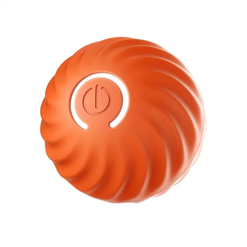 Bola de brinquedo para cachorro, bola automática de movimento e rolamento, USB, brinquedo interativo inteligente para cachorro, bola de mastigar