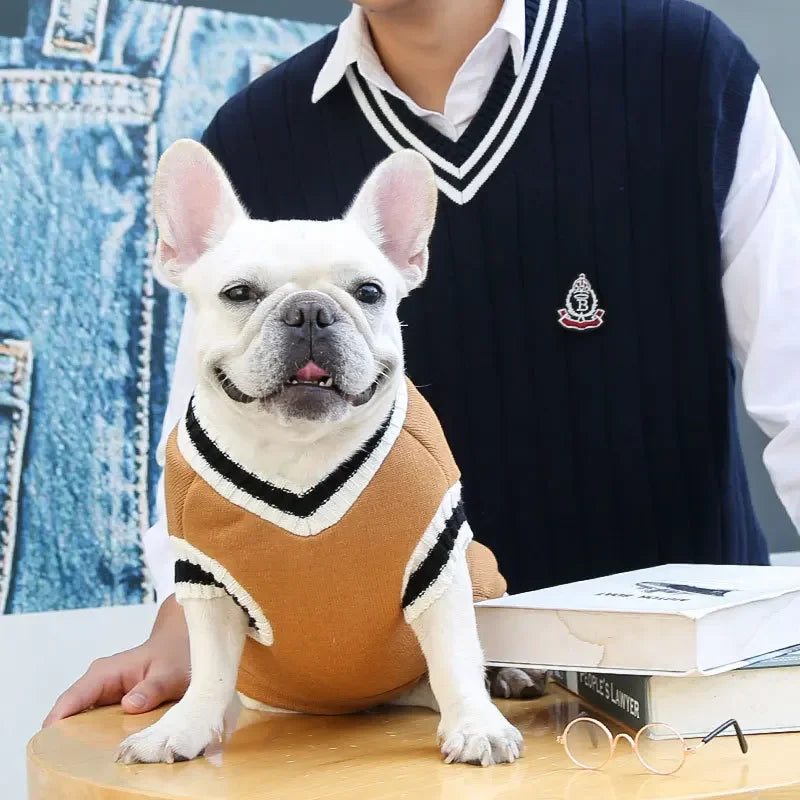 Warm Dog Sweater Winter Clothing Turtleneck Knitted Pet Cat Puppy Clothes Costume for Small Dogs Chihuahua Outfit Sweaters Vest