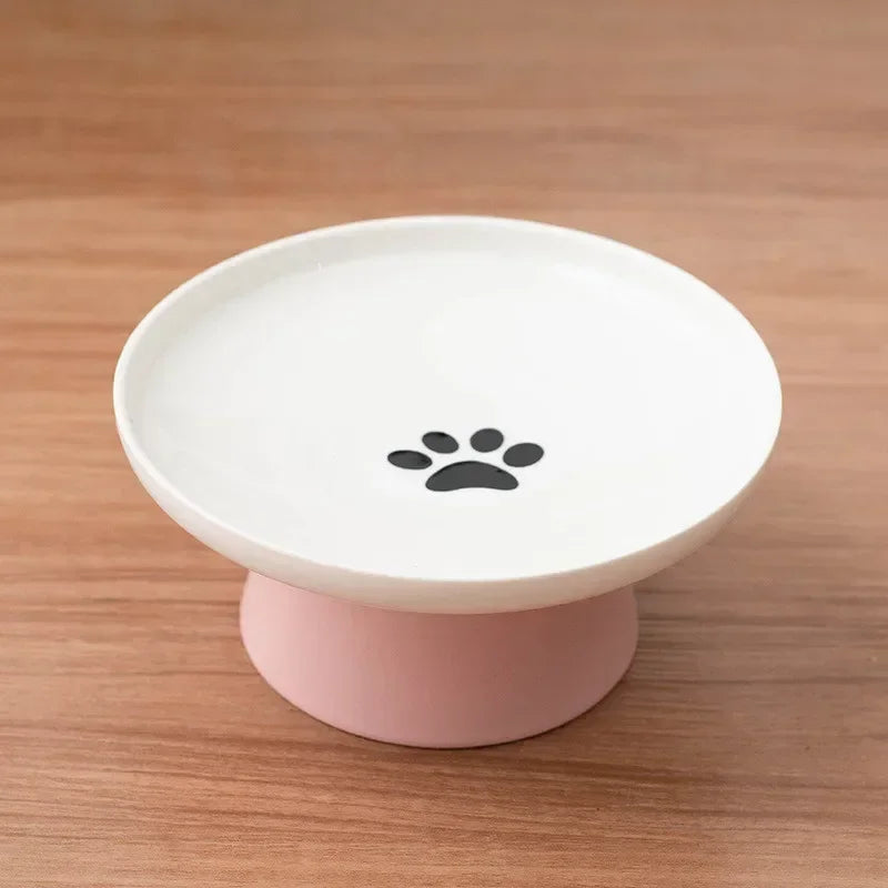 Tigelas para cães e gatos, tigelas de comida para animais de estimação, tigela de água para cães, tigela alimentadora para animais de estimação, gatos, cerâmica, gatinhos, tigela alimentadora, acessórios para pratos de animais de estimação