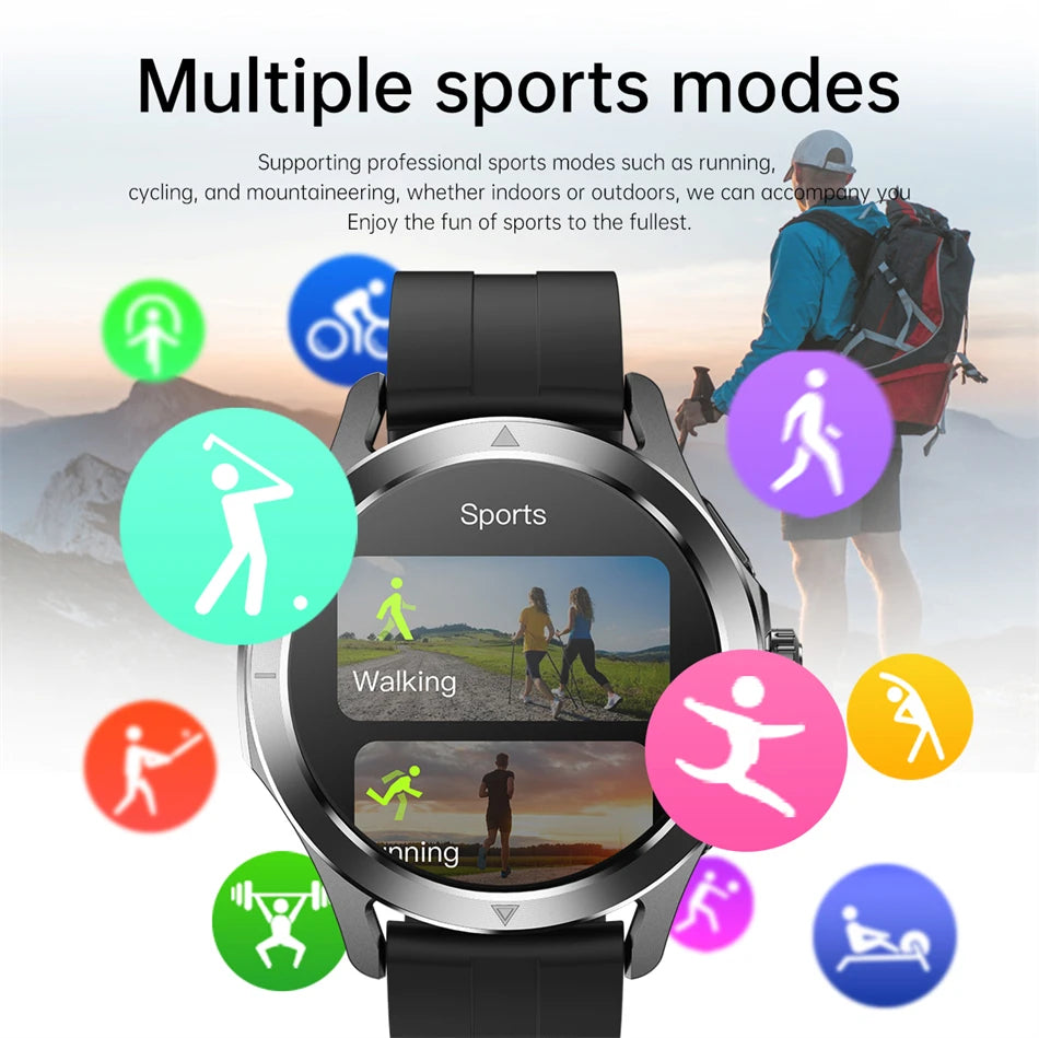 Novo 2025 para Xiaomi S4 Ultra Smart Watch Masculino AMOLED Esporte ao Ar Livre NFC GPS Rastreador de Frequência Cardíaca À Prova D'água Bluetooth Chamada Smartwatch