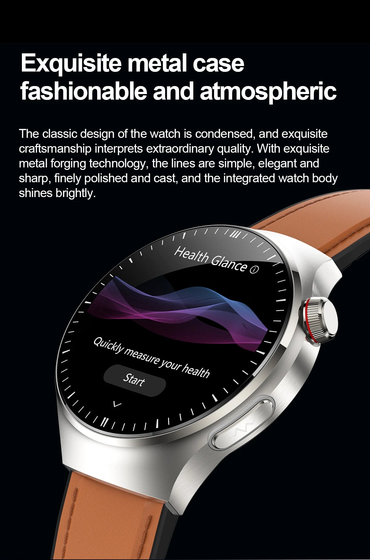 2025 para HUAWEI Precise ECG + PPG Ácido Úrico HD Smart Watch Masculino Lipídios no Sangue Frequência Cardíaca Pressão Arterial Esporte Chamada Saúde Smartwatch