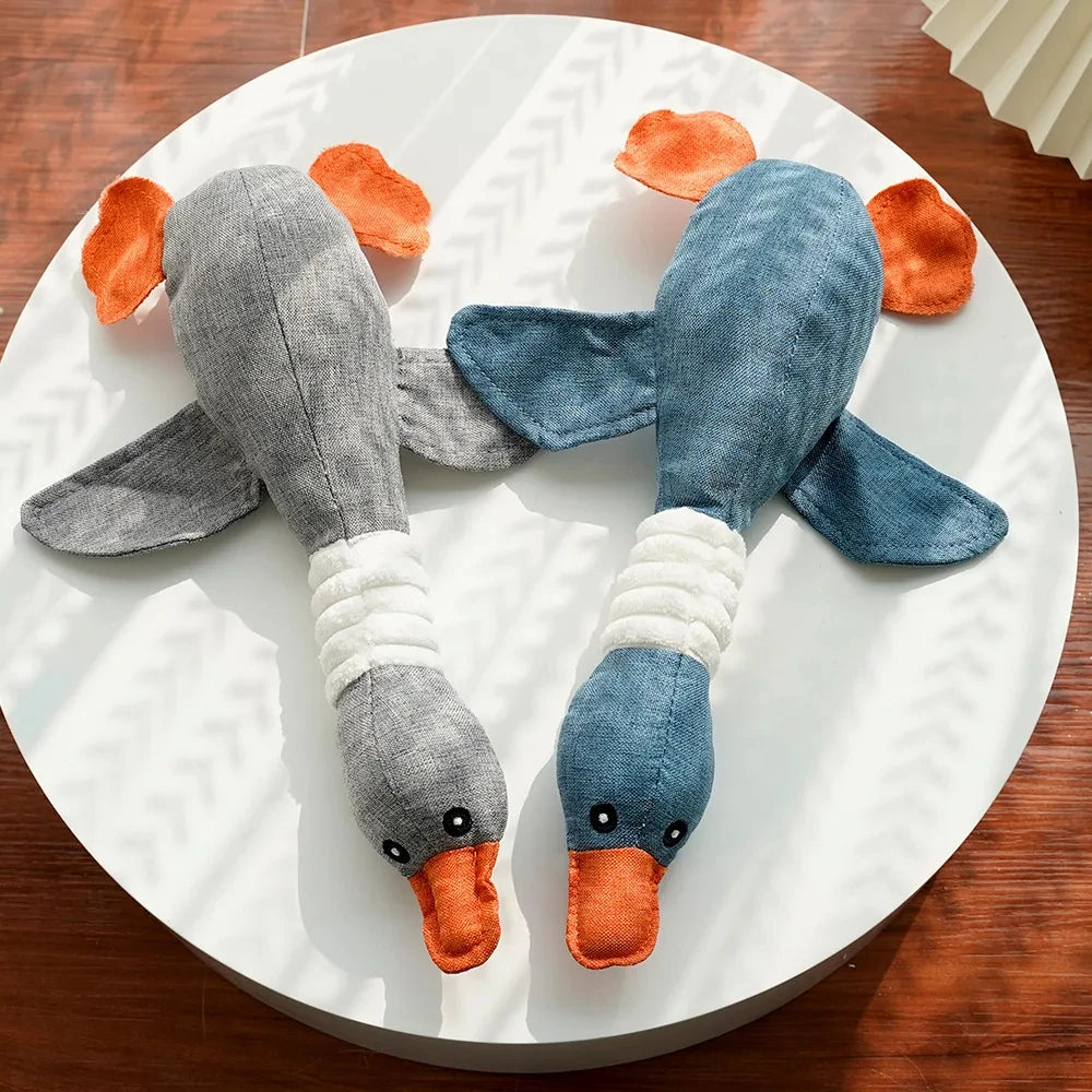 Brinquedos para animais de estimação Gansos Resistente a mordidas de som Ranger de dentes Limpeza de dentes para cães e gatos Suprimentos para animais de estimação
