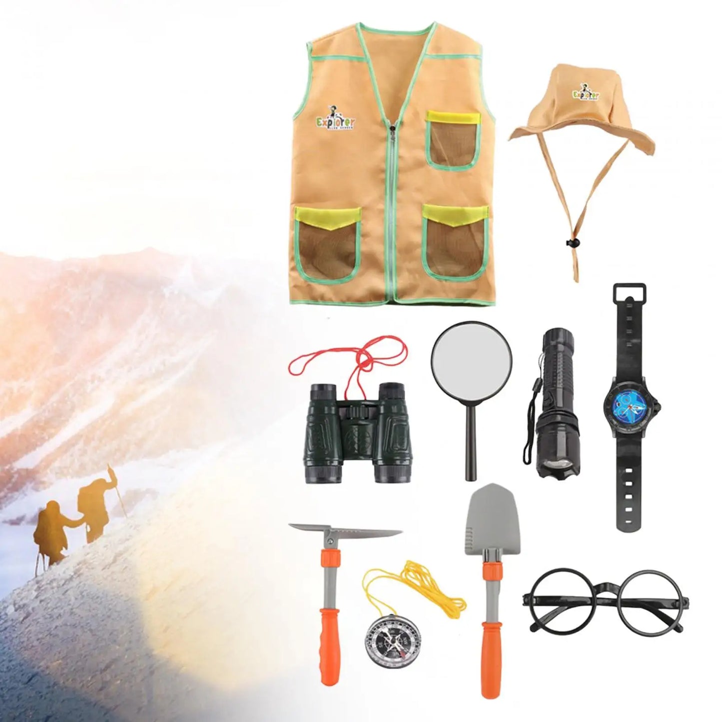 Kids Outdoor Adventure Kits Kids Outdoor Exploration Adventure Kits Dress up Role Explorer Costume Set for Children Kids