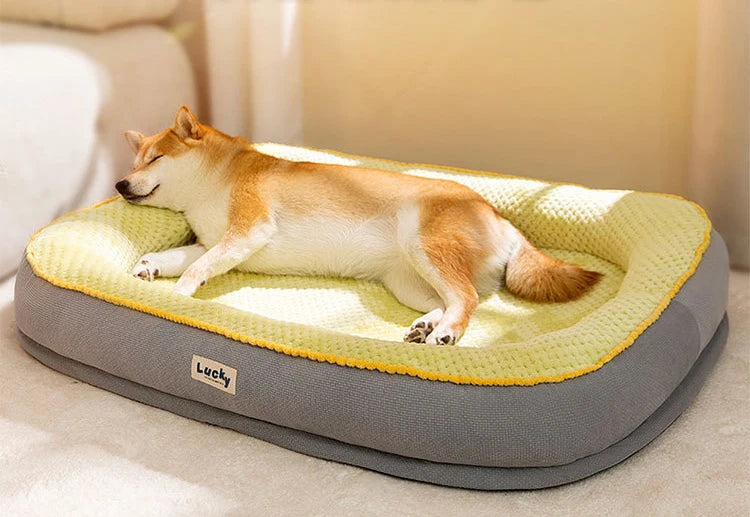 Very Soft Warm Dog Bed Pet Basket Cat House Sofa for Medium Large Dog Sofa Bed Cushion Dog Bed House Pet Supplies Accessories