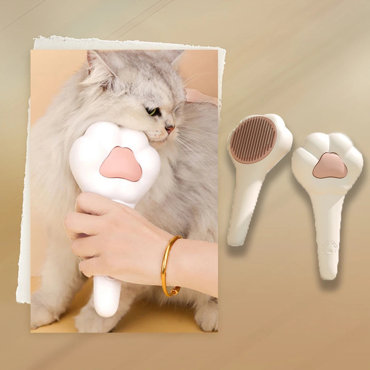 Escova para gatos, escova para tosa de animais de estimação, removedor de pelos de cães, pente para remoção de pelos de animais de estimação, acessórios para tosa de filhotes e gatinhos