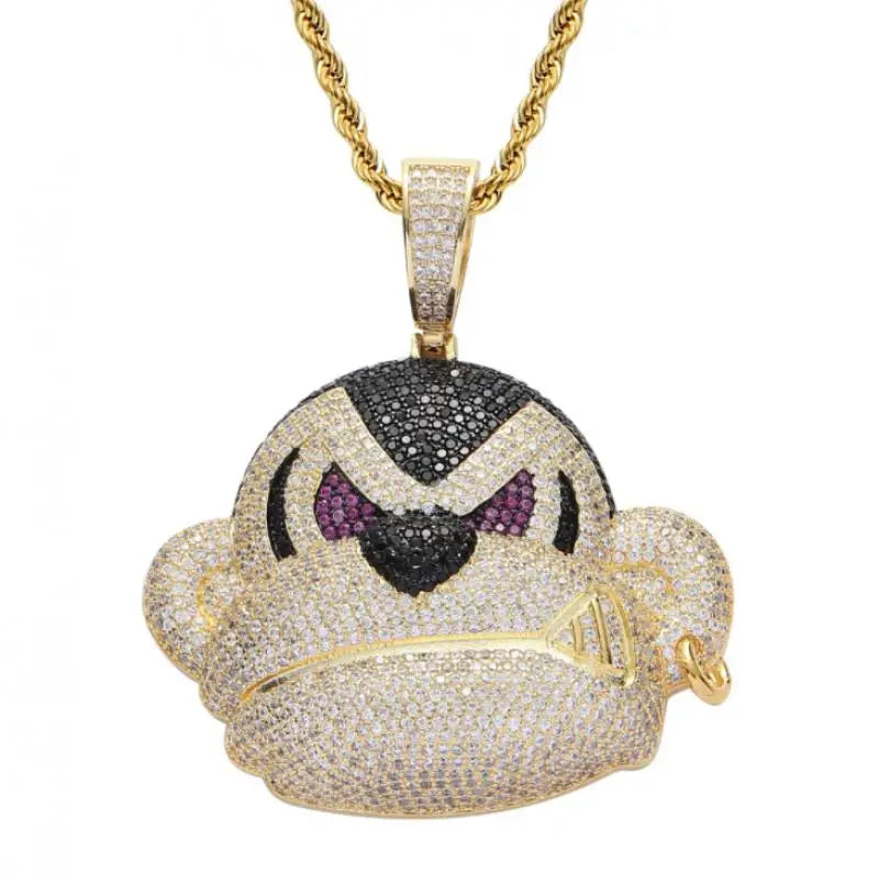Pingente de alfabeto XO com zircônia incrustada em metal, tendência, personalidade, masculino, feminino, glamour de rua, moda hip hop, colar, joias, presentes