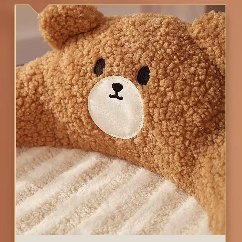Cama removível para gatos, sofá para cães, almofada para animais de estimação, ninho para gatos, cama para animais de estimação para cães pequenos e médios, cama de pelúcia confortável para filhotes, suprimentos para animais de estimação