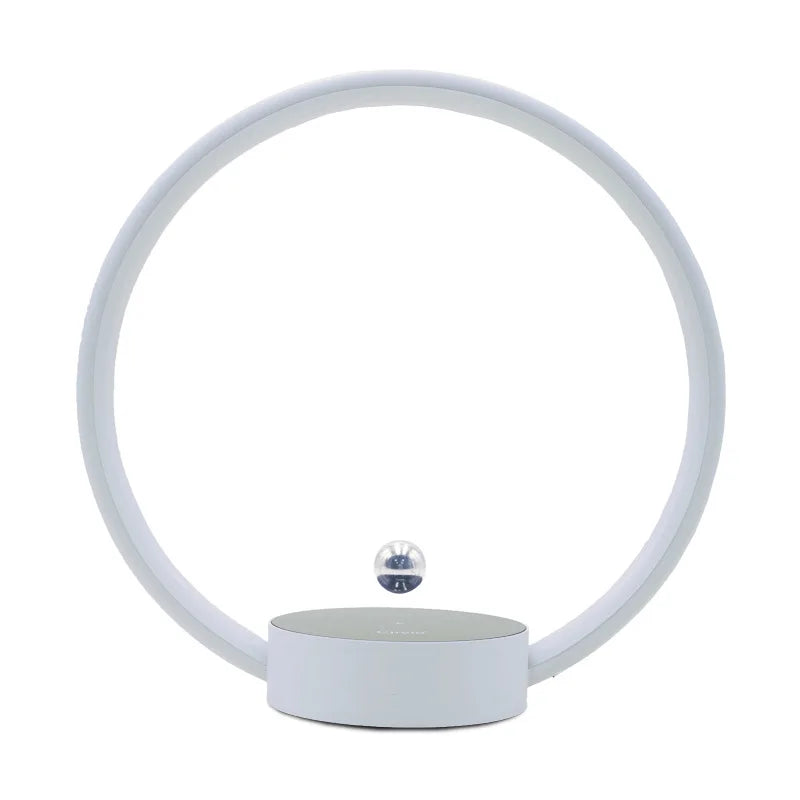 2025 Nova Lâmpada Circular de Anel Magnético de Luxo com Levitação Gradiente de Luz Atmosfera para Escritório, Quarto, Decoração de Casa, Presente Criativo