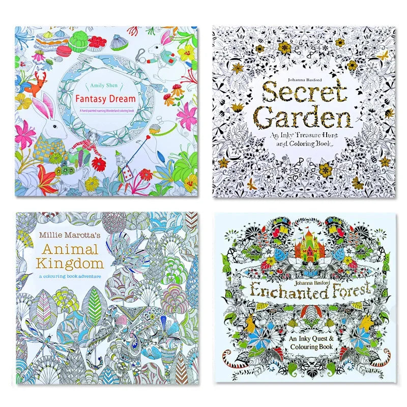 1 peça 24 páginas mandalas flor livro de colorir para crianças adulto grafite desenho livro de colorir conjunto arte material escolar