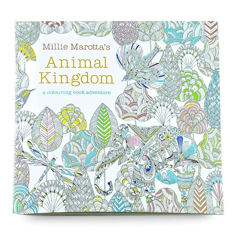 Livro de colorir de 24 páginas para crianças e adultos, alívio do estresse, matar o tempo, pintura faça você mesmo, livro de desenho, pintura, brinquedos educativos para crianças