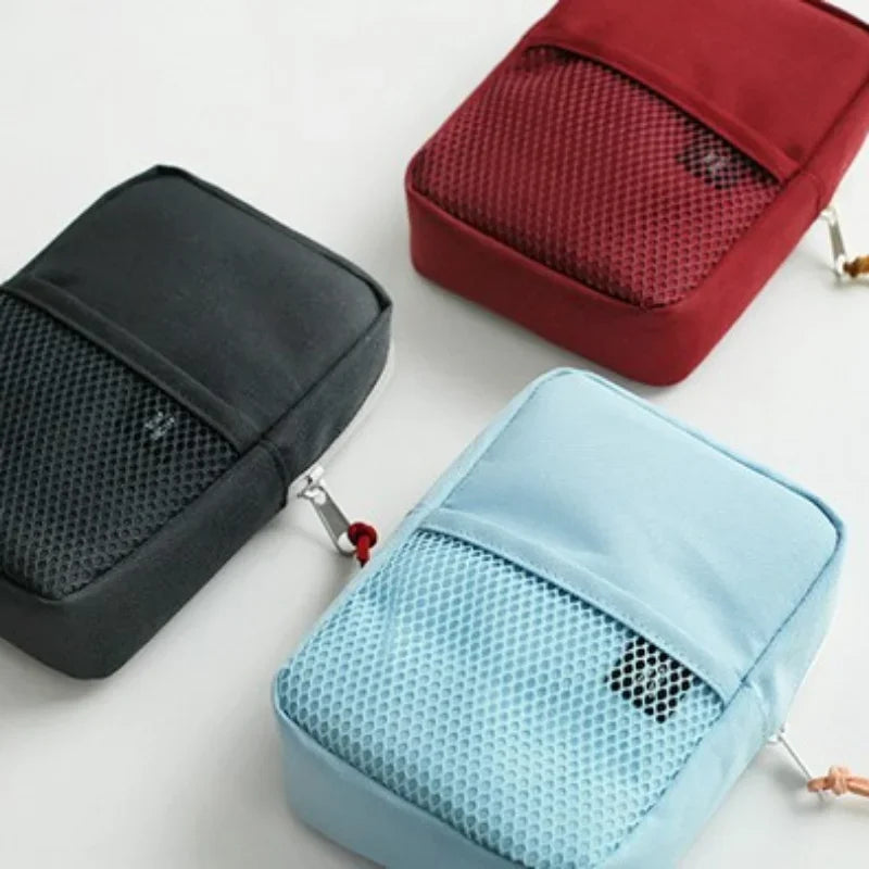Carregador portátil de viagem, cabo de fone de ouvido, bolsa digital, bolsa de armazenamento, organizador de gadgets de viagem, acessórios eletrônicos, estojo de armazenamento