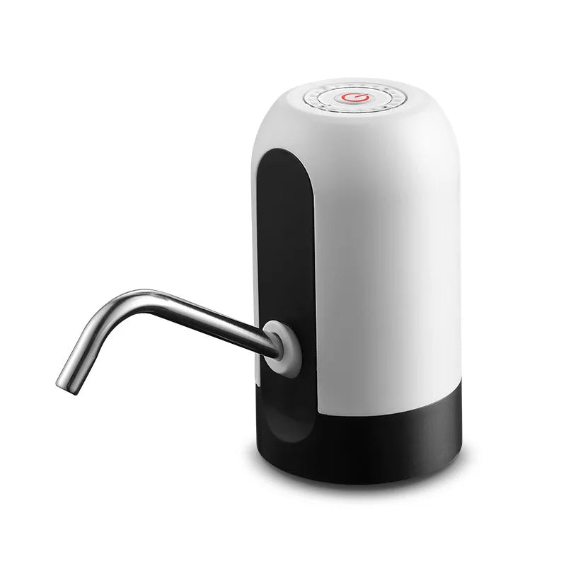 Dispositivo elétrico de bombeamento automático de água com luz LED azul, recarregável, portátil, sem fio, com carregamento USB