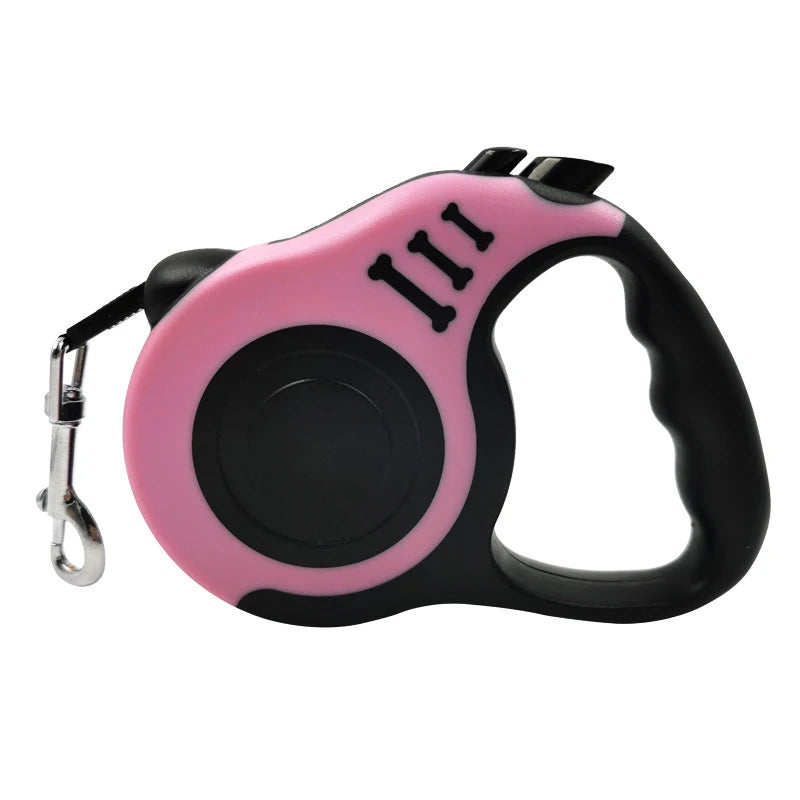Coleira de nylon forte para cães de 3m e 5m, retrátil automática e durável para cães pequenos, médios e grandes, suprimentos para animais de estimação Yorkshire