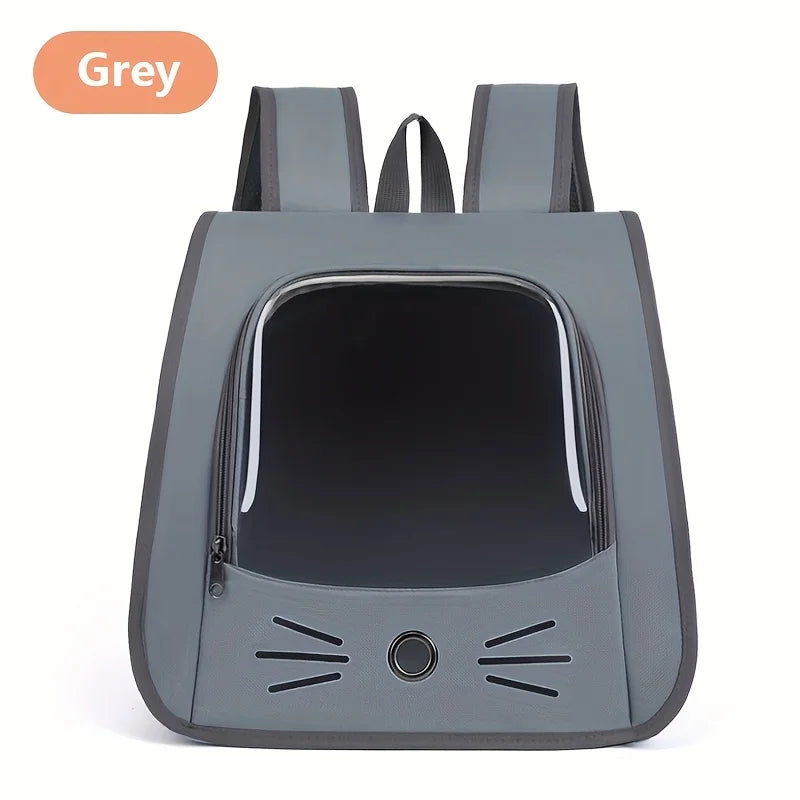 Mochila para transporte de animais de estimação KEMORELA Mochila grande para gatos Mochila transparente respirável Bolsa portátil Mochila para suprimentos para cães e gatos