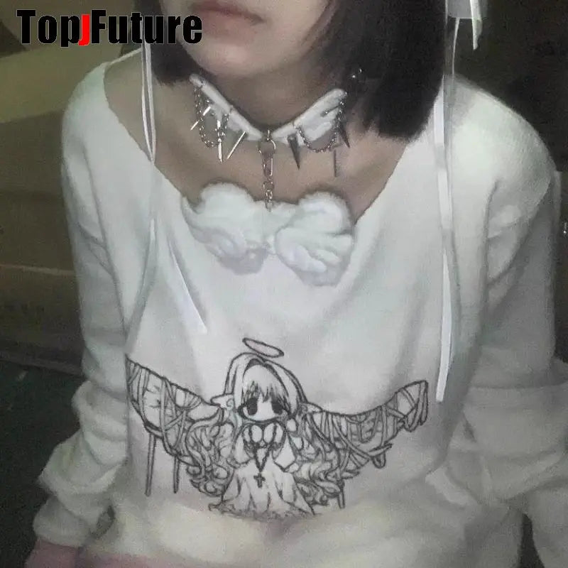 Mulheres Y2K Garota sangrenta punk Harajuku Gótico Lolita doente ferido colar curto Halloween cosplay adereços subcultura Gargantilhas Gargantilha