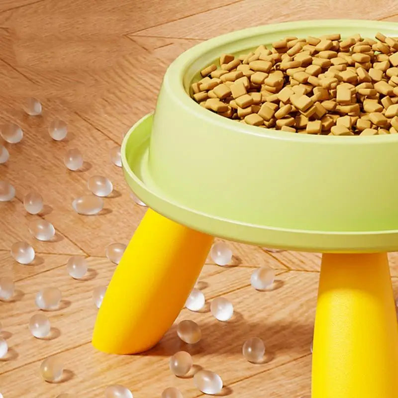 Tigela de alimentação para animais de estimação da moda para cães e gatos, tigela alta anti-vômito, alimentador para animais de estimação, prato elevado para gatinhos, uso diário para filhotes