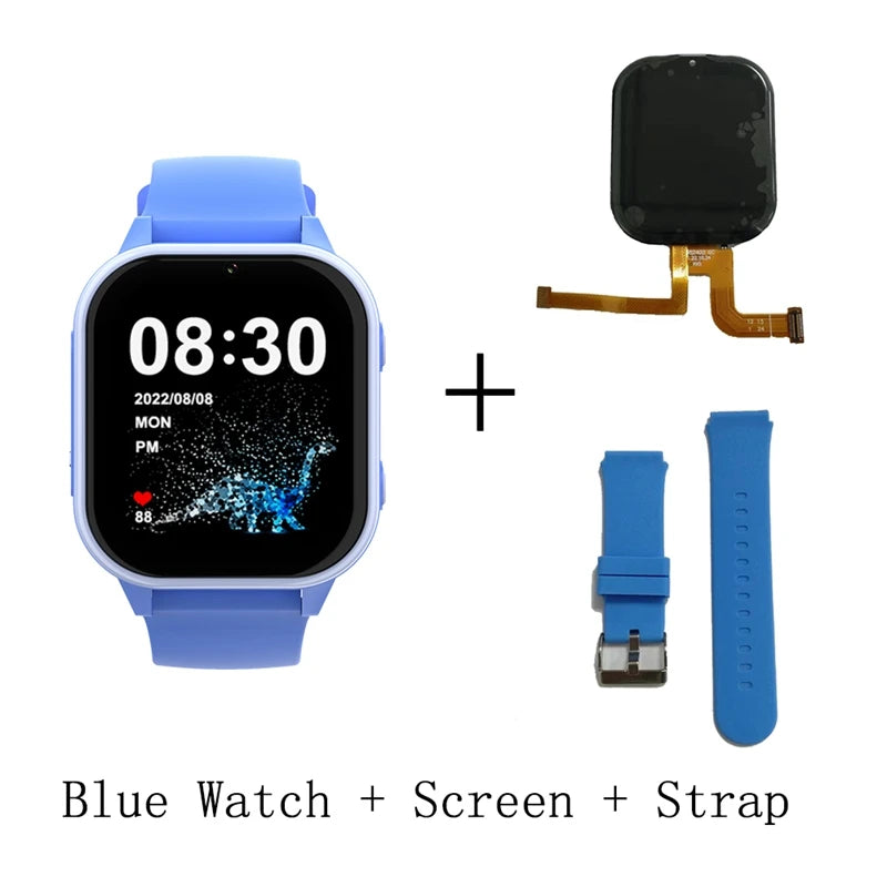 Relógio inteligente infantil Wonlex 4G SOS GPS WiFi Relógio de pulso Whatsapp KT19Pro Android 8.1 com câmera de chamada de vídeo Monitor Smartwatch infantil