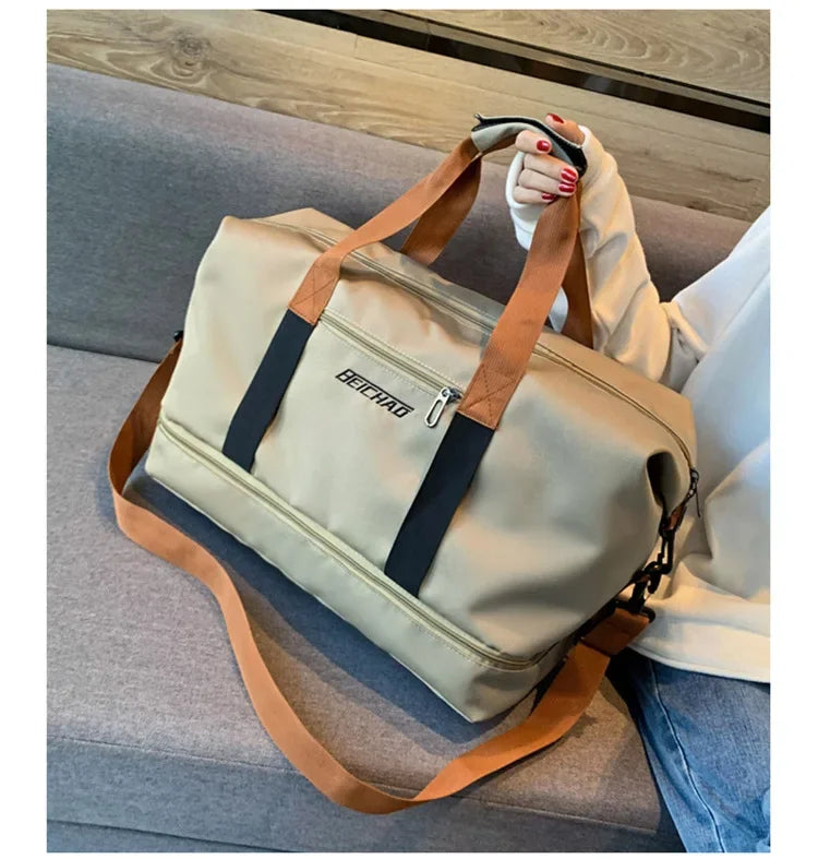Bolsa de ginástica para viagem, bagagem para curta distância, bolsas de fitness portáteis, bolsa de ombro transversal, bolsa de peito, bolsas de mão, bolsa de mão para viagem, bolsa de fim de semana