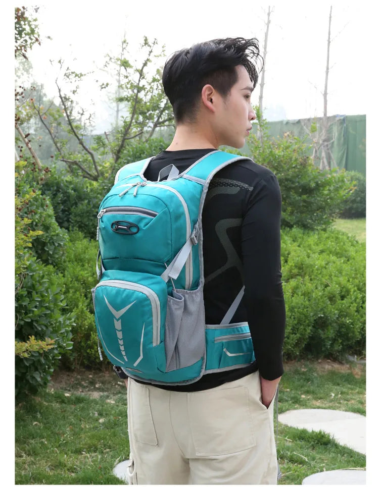 Mochila de hidratação para bicicleta 20L, masculina, à prova d'água, para ciclismo, esportes ao ar livre, viagens, caminhadas, trekking, MTB, mochila para bicicleta, bolsa d'água