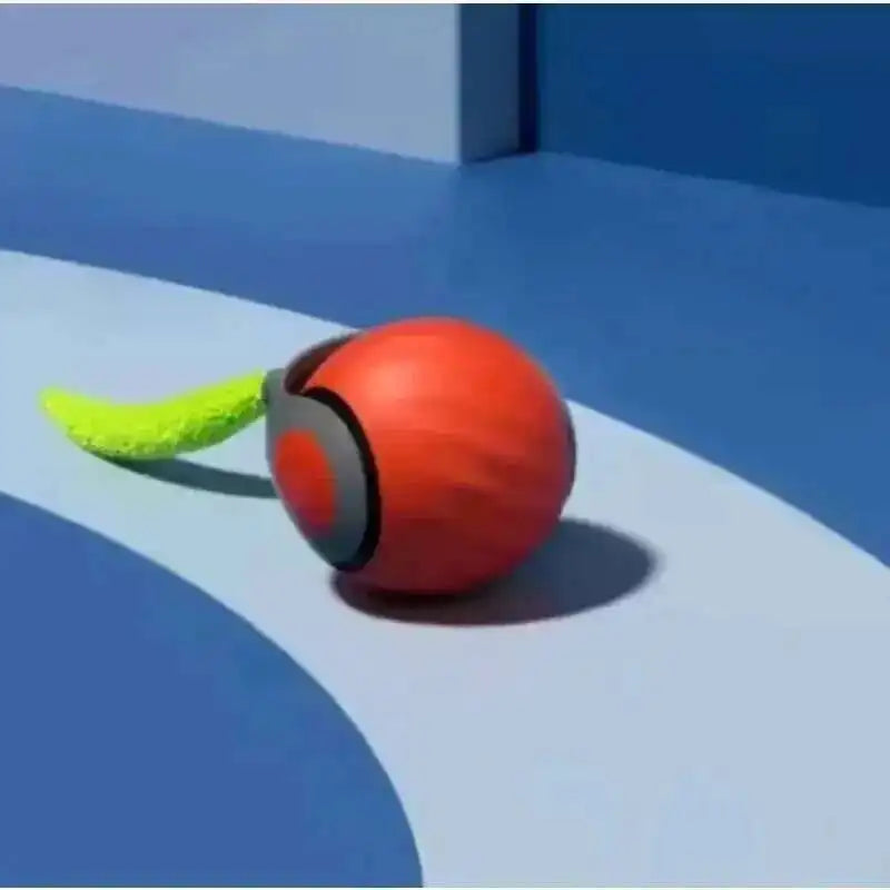 Bola de brinquedo interativa inteligente para gatos, bola rolante automática com cauda falsa, brinquedo elétrico recarregável por USB para animais de estimação, para provocação e treinamento