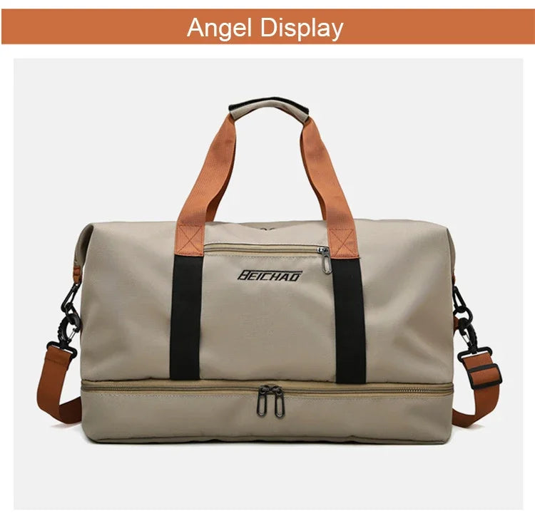 Bolsa de ginástica para viagem, bagagem para curta distância, bolsas de fitness portáteis, bolsa de ombro transversal, bolsa de peito, bolsas de mão, bolsa de mão para viagem, bolsa de fim de semana