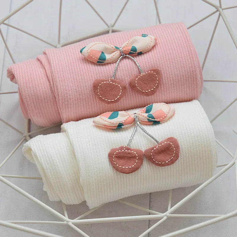 Kids Leggings Cherry Decoration Kids Leggings for Girls 2 To 7 Years Kids Pants Clothes Girls Children Leggings Girls