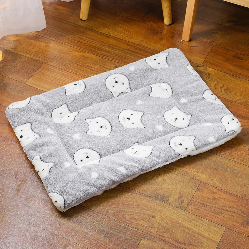 Cama para cães de estimação, quente para todas as estações, grossa, almofada para ninho de gato, sofá macio para cães de estimação, cama elástica para gatos, acessórios para cães de médio porte