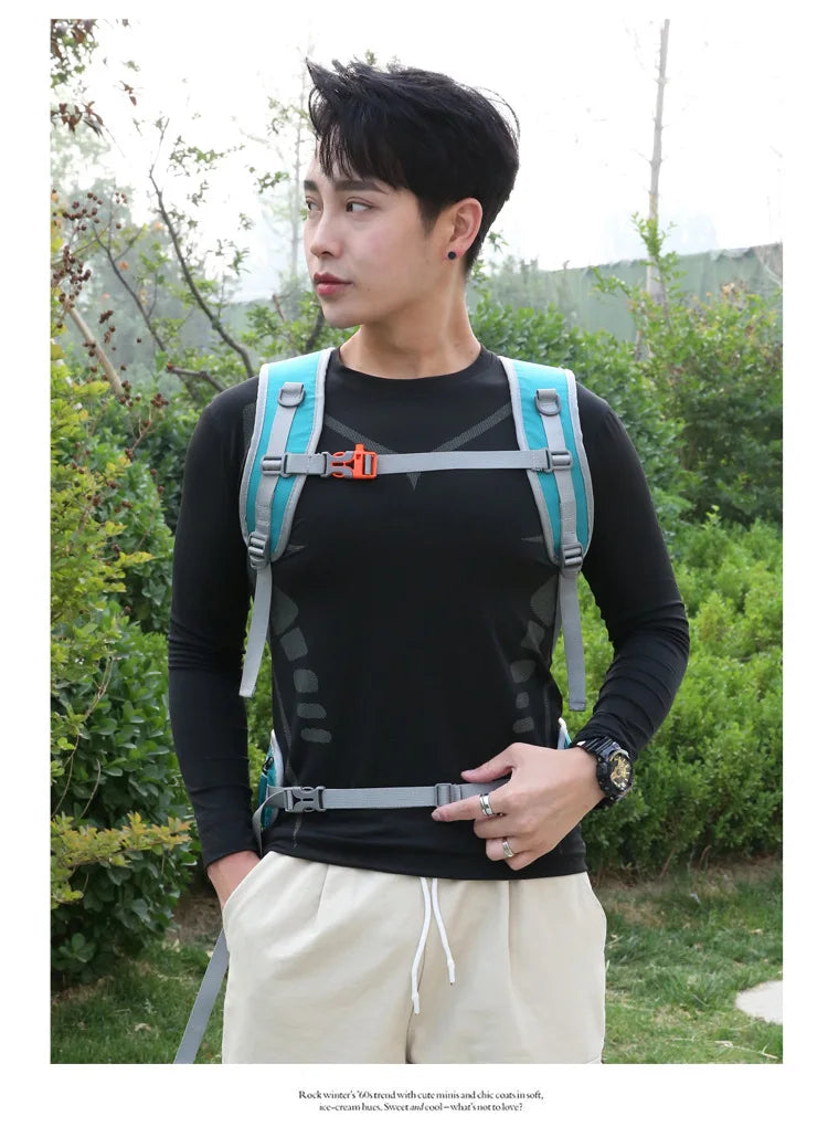 Mochila de hidratação para bicicleta 20L, masculina, à prova d'água, para ciclismo, esportes ao ar livre, viagens, caminhadas, trekking, MTB, mochila para bicicleta, bolsa d'água