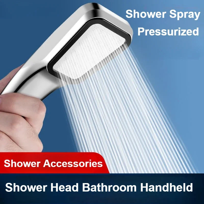 Chuveiro de alta pressão com 300 furos, bico de pulverização com efeito de chuva, acessórios para chuveiro de banheiro e casa