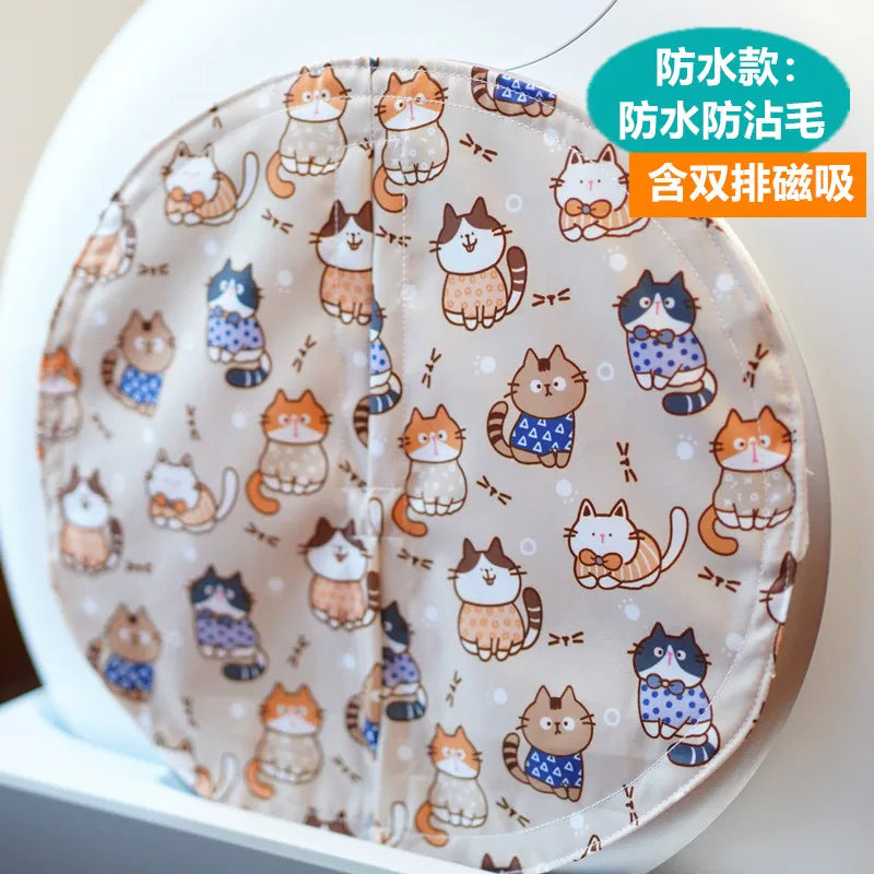 Cortina de porta à prova de odores e poeira para bacia de gato, combinando com 18 estilos de produtos para caixa de areia automática TONEPIE para animais de estimação