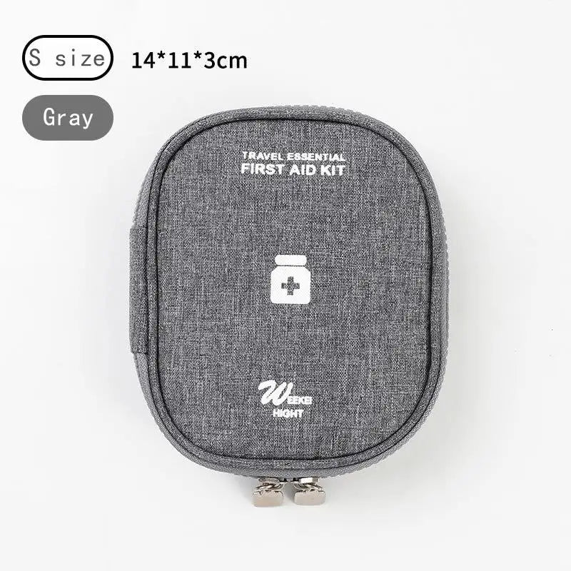 Kit de primeiros socorros para a família, 1 peça, portátil, para viagem, para uso externo, bolsa de armazenamento de medicamentos em camadas, grande capacidade, para uso doméstico
