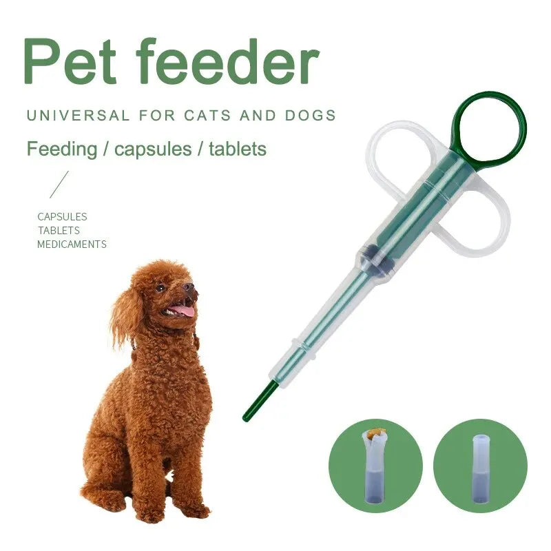 1 peça alimentador de medicamentos de silicone propulsor para animais de estimação, comprimido líquido confortável para cães e gatos, universal, seguro, fácil de limpar e usar repetidamente
