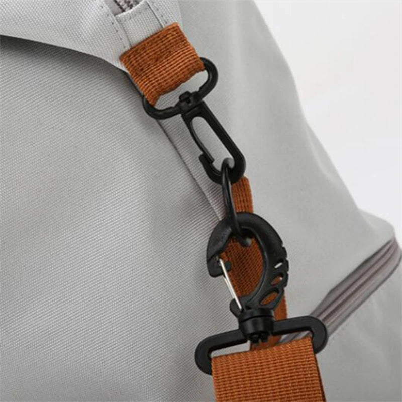 Bolsa de viagem masculina e feminina de grande capacidade para bagagem de mão, separação seco-molhado, bolsa esportiva de fitness, pacote de viagem de curta distância