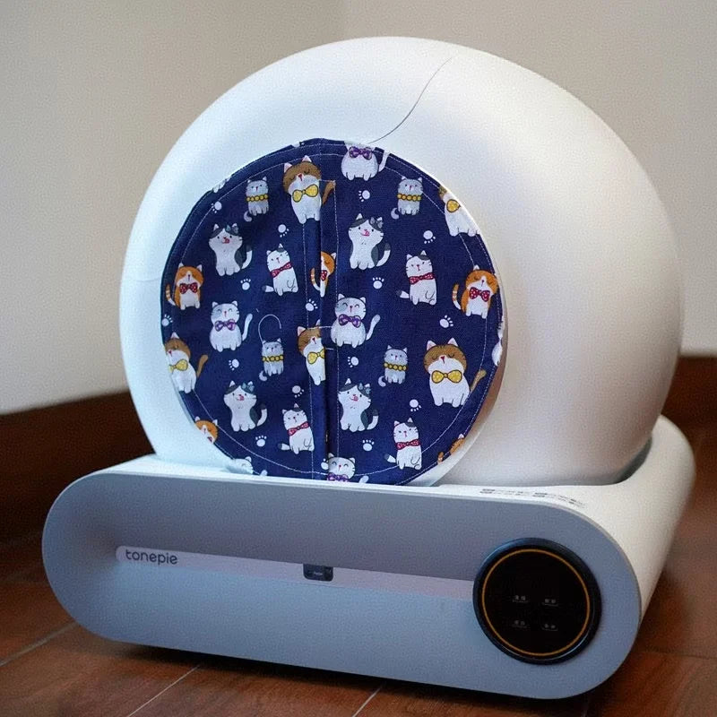 Cat Basin Odor for and Dust-protective Door cursor for TONEPIE Automatic Cat Litter Box, Only Curtin not inlie Cat Litter Box