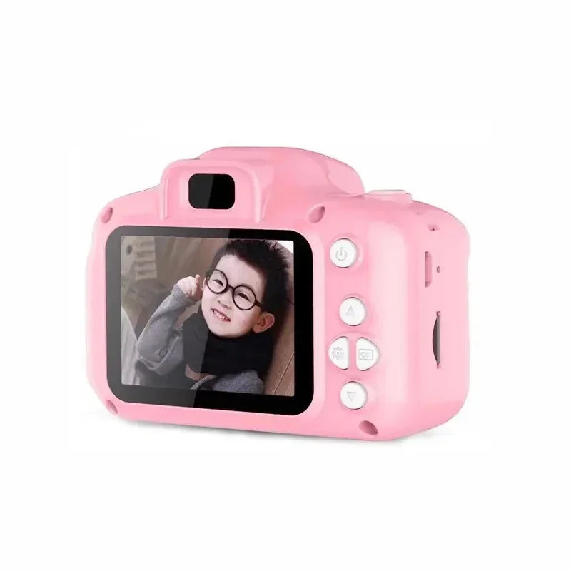 X2 Mini Câmera Digital Infantil Pode Tirar Fotos e Vídeos Linda Câmera Pequena Fotografia Presente de Aniversário para Crianças Brinquedos para Crianças