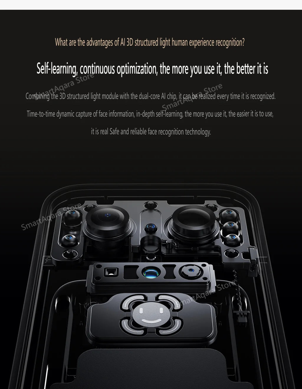 Fechadura inteligente automática Xiaomi G500 2025, reconhecimento facial 3D com impressão digital olho de gato, desbloqueio por senha Bluetooth, aplicativo Mi Home