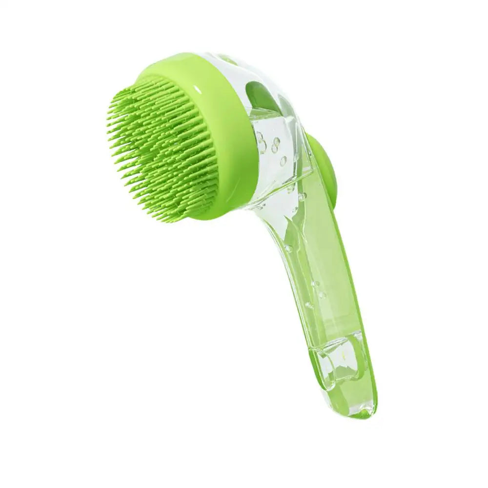 Dog Bath Brush Bathing Brush for Dog Bath Gentle Scrub Massager with Soap Dispenser Portable Washer Tool for Shower Massage