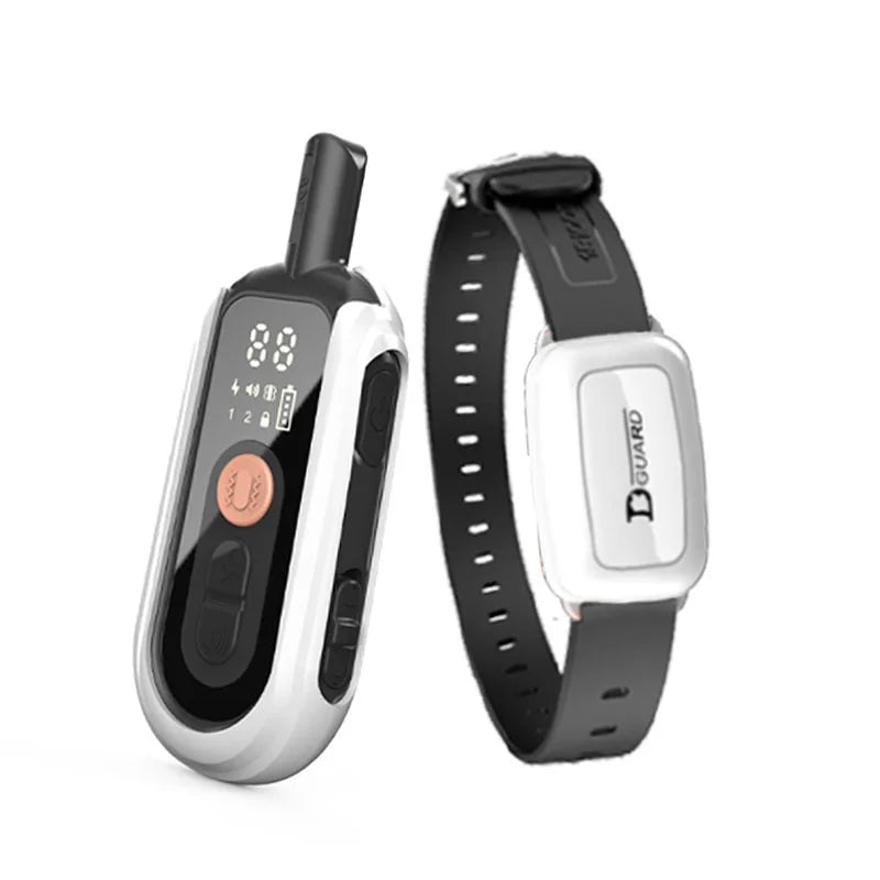 1100m Digital Dog Training Collar Waterproof Rechargeable Remote Control Pet with LCD Display for All Size Shock Vibration Sound