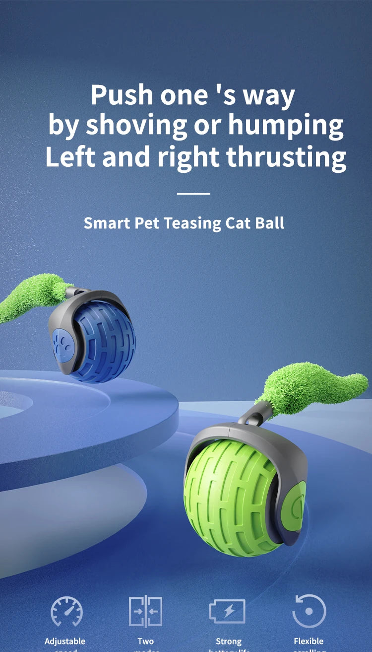 Brinquedos inteligentes interativos para gatos, bola elétrica com rolamento automático para gatos, gatinhos, animais de estimação, treinamento automático, brinquedo recarregável por USB