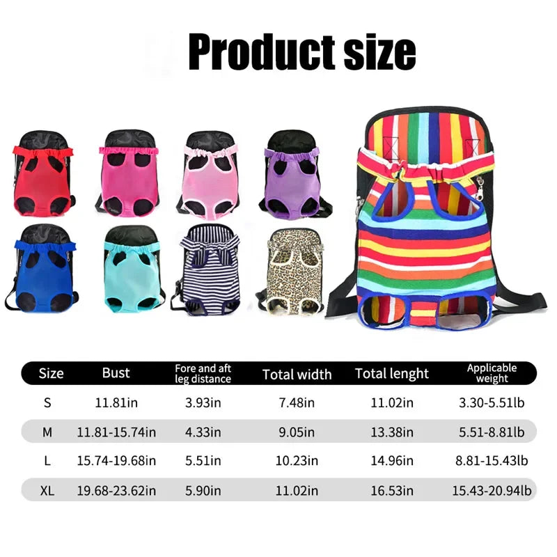 Bolsa de transporte ajustável para gatos, mochila de ombro duplo para animais de estimação, bolsa portátil para viagens ao ar livre, acampamento, caminhada, bolsa para gatos e cachorros