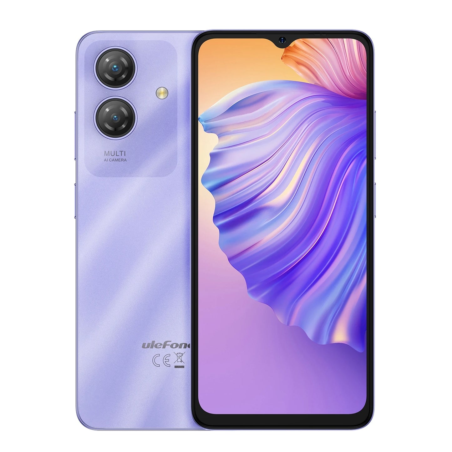 Smartphone Ulefone Note 21 6,56" 90Hz 5000mAh Bateria 4GB+128GB Unisoc T606 Câmera 13MP 4G Android 14 Celular