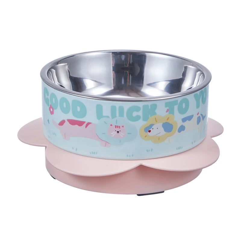 Tigela para alimentação individual de animais de estimação com grande capacidade. Design removível para fácil limpeza. Essencial para animais de estimação. Tigela para animais de estimação.