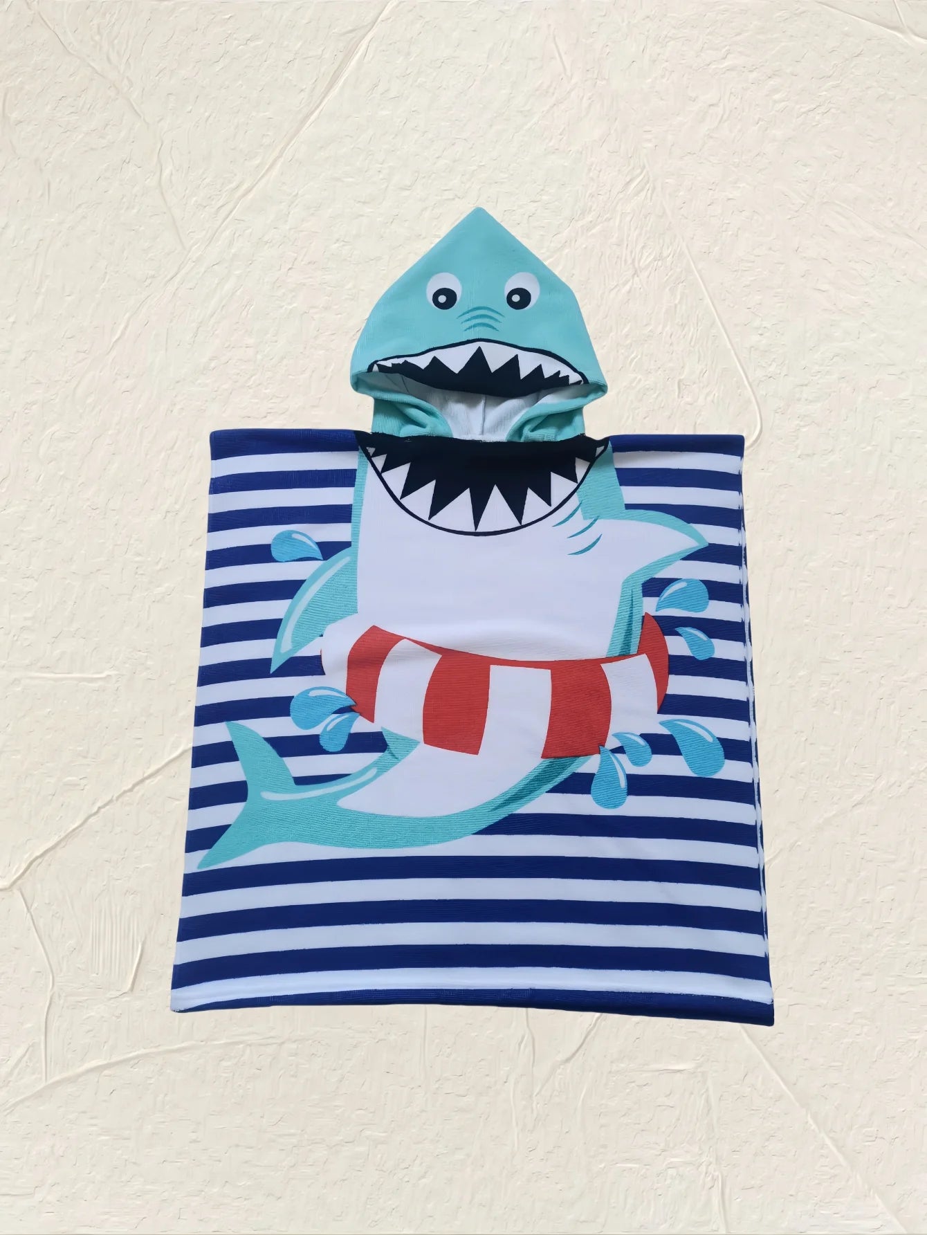 Kids Boys 1-5 Years Old Bathrobe Newborn Towel for Kids Shark Dress Up Kids Poncho Cape Kids Beach Towel Poncho Hooded Baby